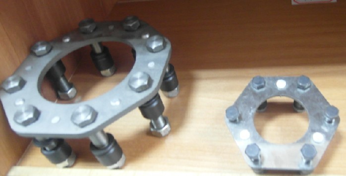DJM single double disc spacer coupling with locking 
